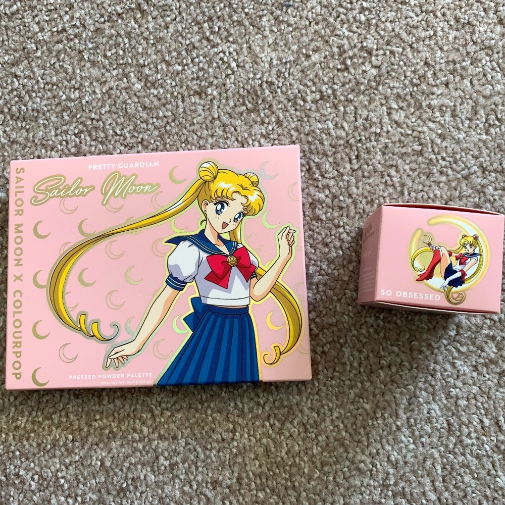 Colourpop Sailor Moon Palette and Body Glitter